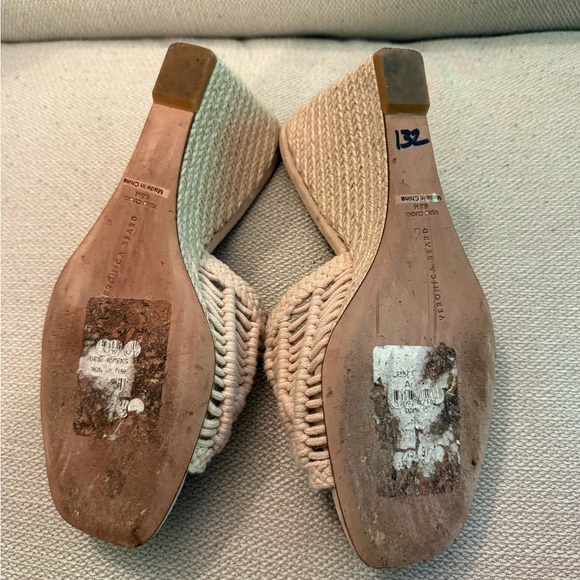 Veronica Beard Ezrah macrame Espadrille Wedge Sandals - Picture 3 of 3